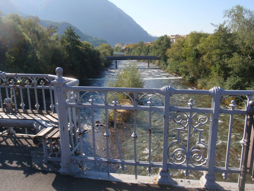 Bozen City Bridge over the Adige.